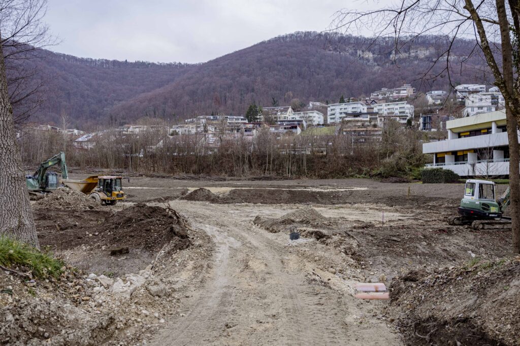 Baustelle im ehemaligen Ritzgelände